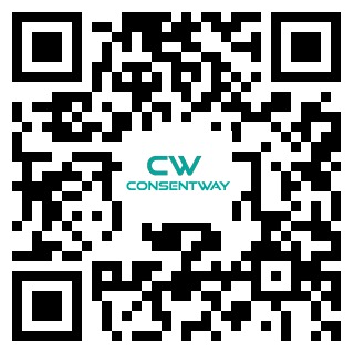 QR Code do canal ConsentWay para exercer direitos LGPD